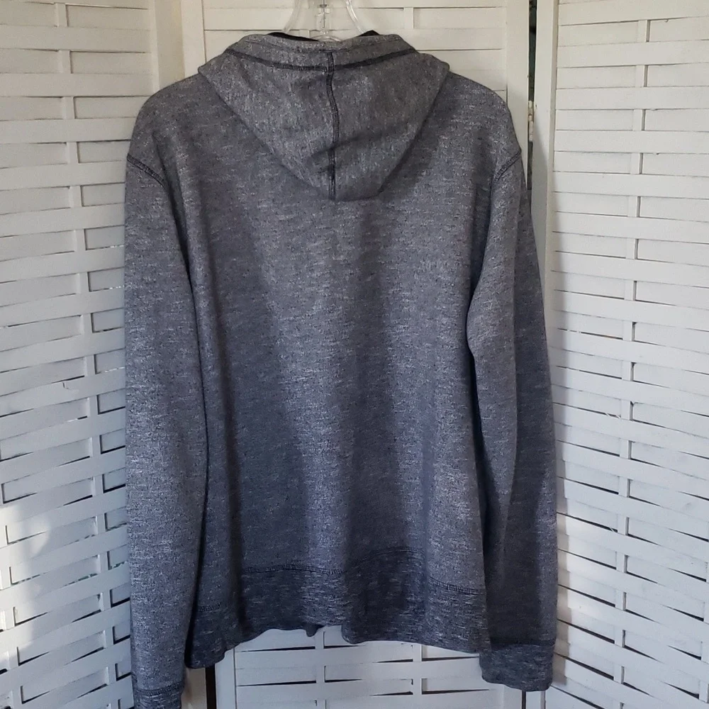True Religion gray mens full zip casual hoodie sweatshirt size XL